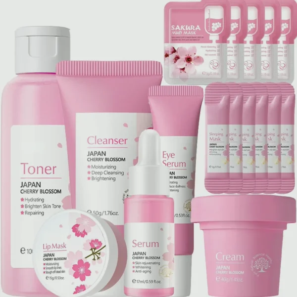 Sakura Skin Beauty Set for Ladies 17Pcs
