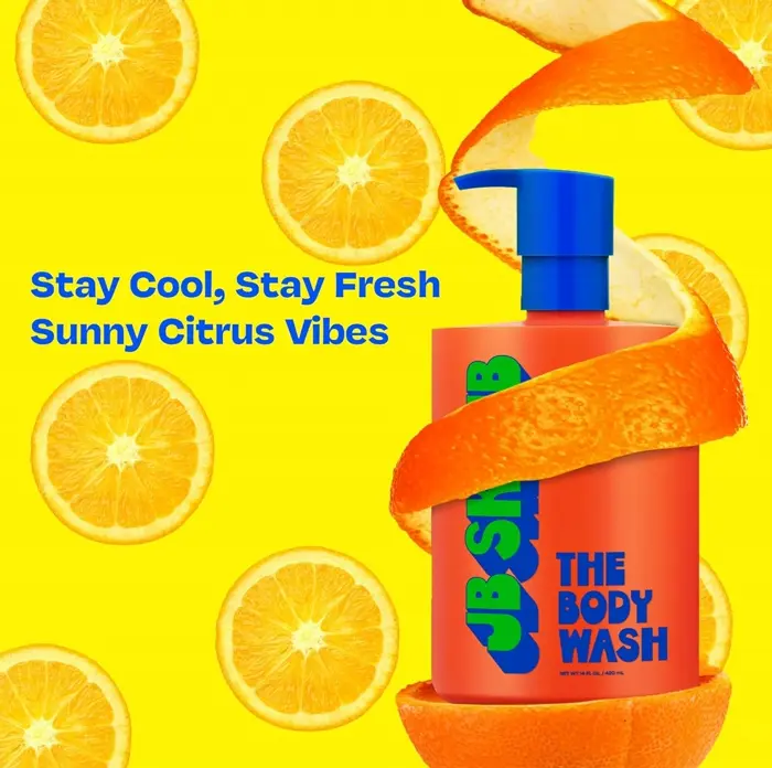 Children's Foaming Fruit-Scented Body Wash for Boys - Gentle Formula - 14 Oz