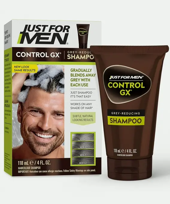 Men Control GX Gray Reducing Shampoo, Four Fl Oz