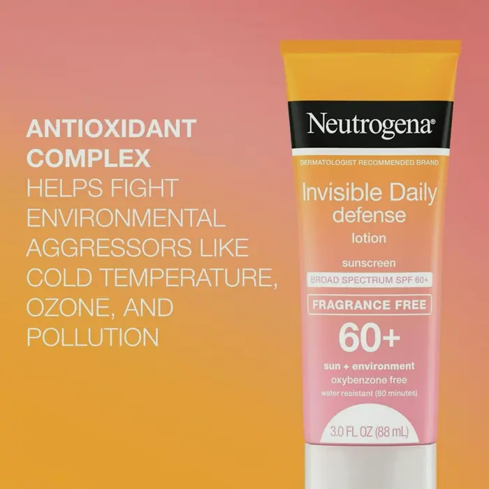 Invisible Defense SPF 60+ Sunscreen Cream, Without Oxybenzone