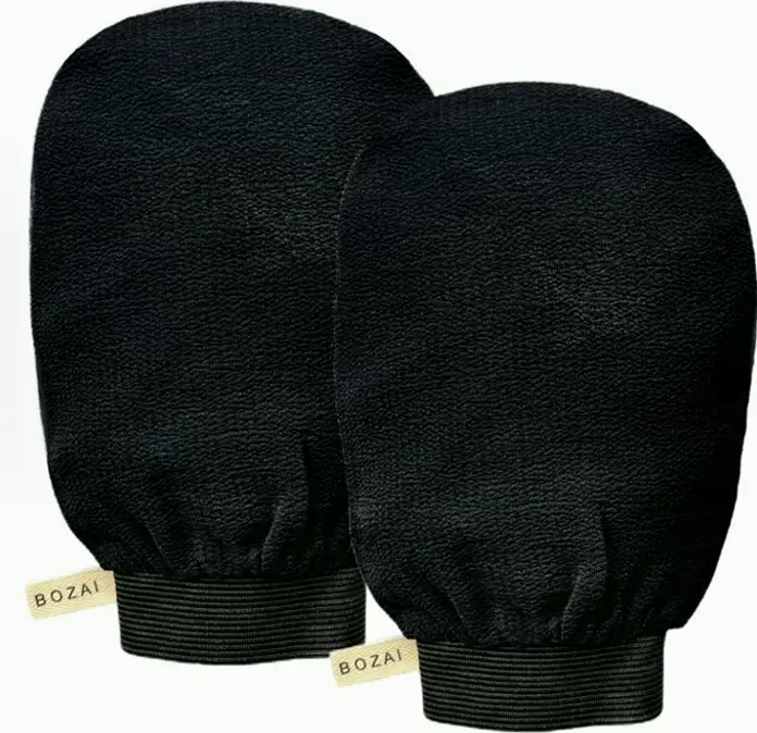 Asian Scrubbing Mitts 2Pcs - Deep Body Scrubber Gloves