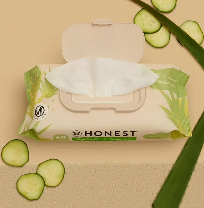 Hydrate + Cleanse Organically Fragrant Cloths - 60 Count