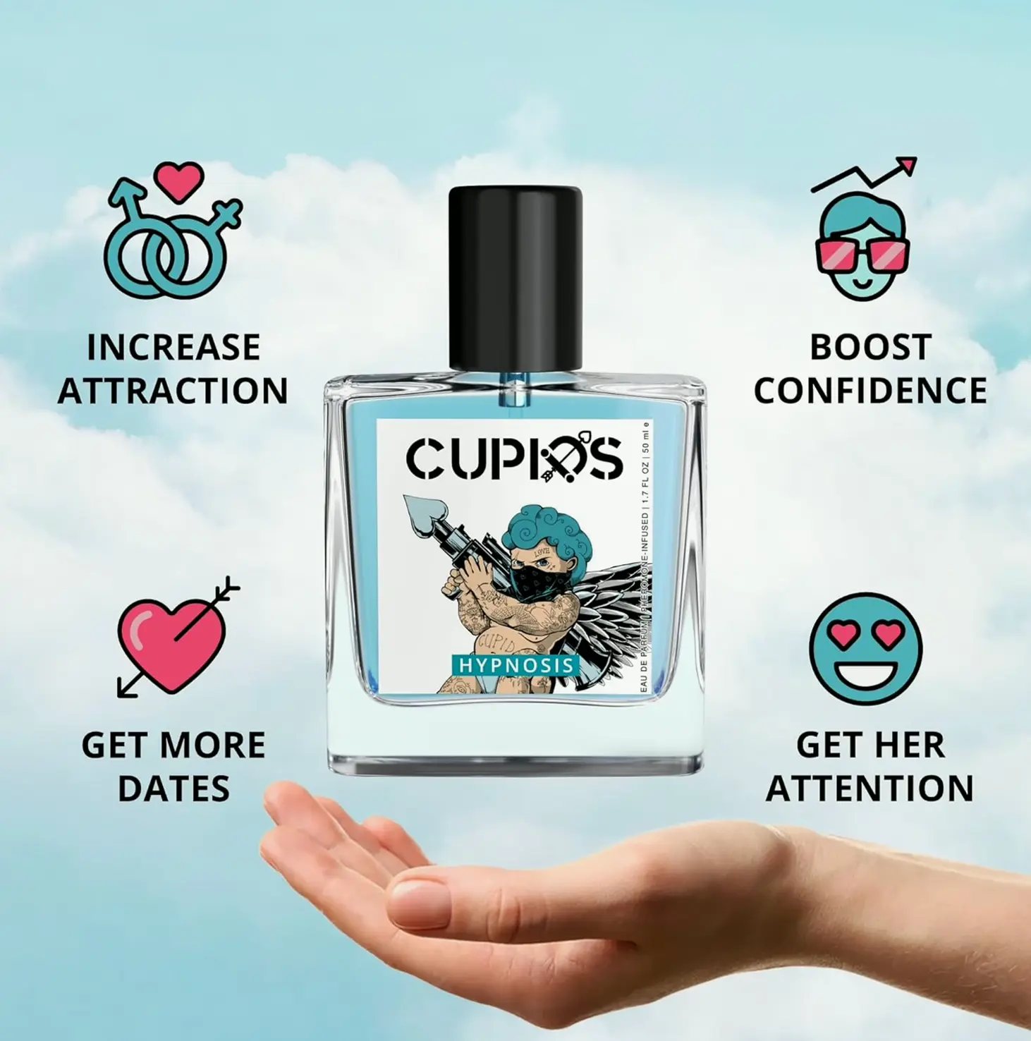 Cologne Hypnosis 2.0 with Pheromones 50ml