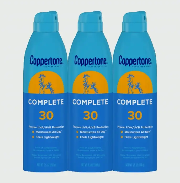 Coppertone SPF 30 Lightweight Sunblock Spray Pack