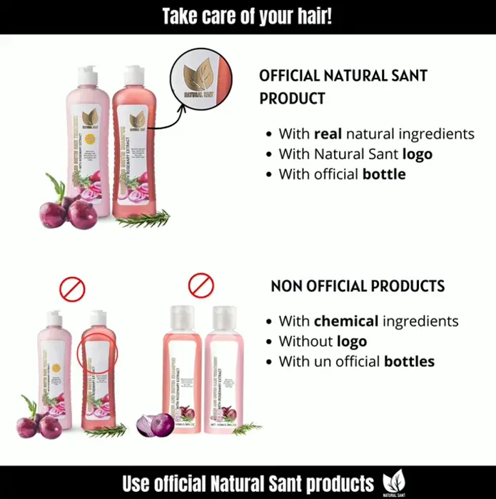 Onion Biotin Rosemary Shampoo & Treatment Kit for Stronger Locks
