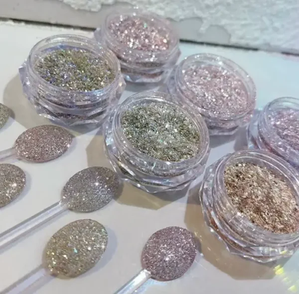 Six Shades Holo Diamond Manicure Dust