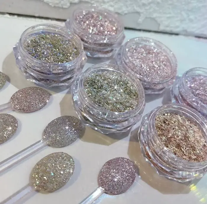 Six Shades Holo Diamond Manicure Dust