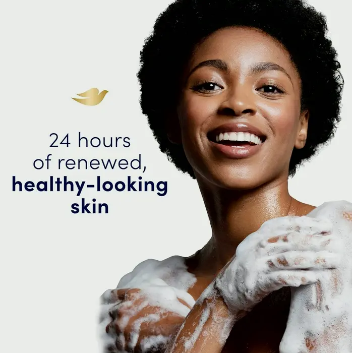 Dove's Lavender-Infused Body Gel with Dispenser, Three Bottles for Renewed Skin 30.6