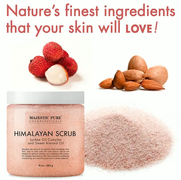 Pure Salt Exfoliant and Lychee - 10 oz