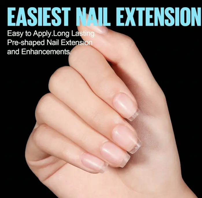 TOMICCA Brand Extra Short Coffin Nail Extensions - 450Pcs Full Cover, Durable Gel