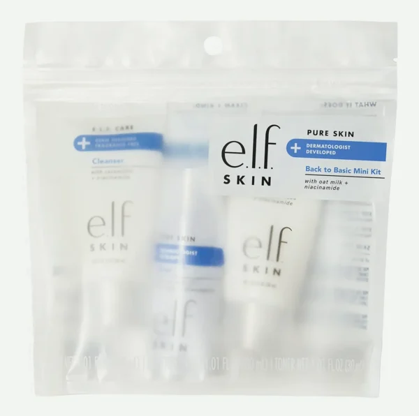 Elf Pure Skincare Mini Kit: Cleanser, Tone & Moisturizer