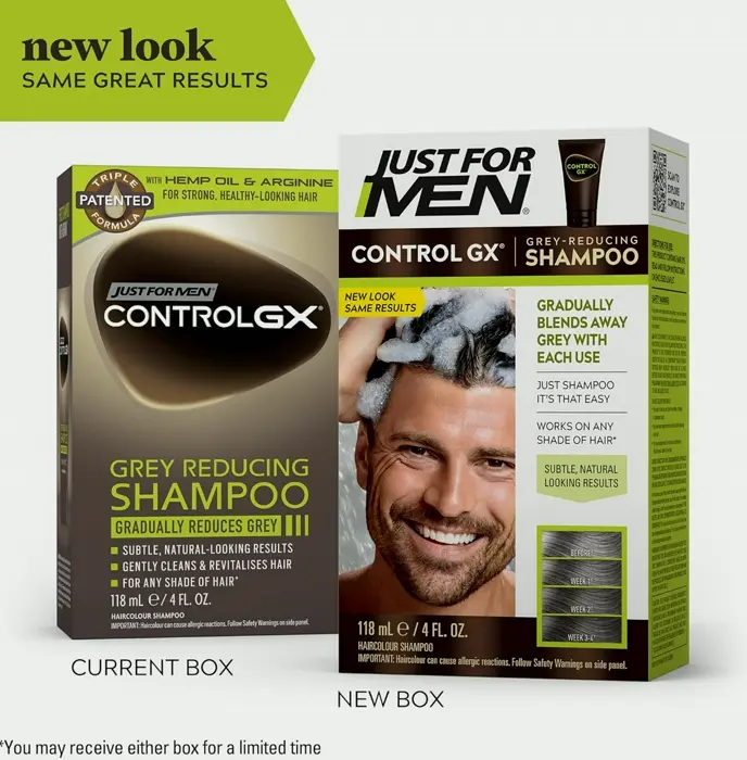 Men Control GX Gray Reducing Shampoo, Four Fl Oz