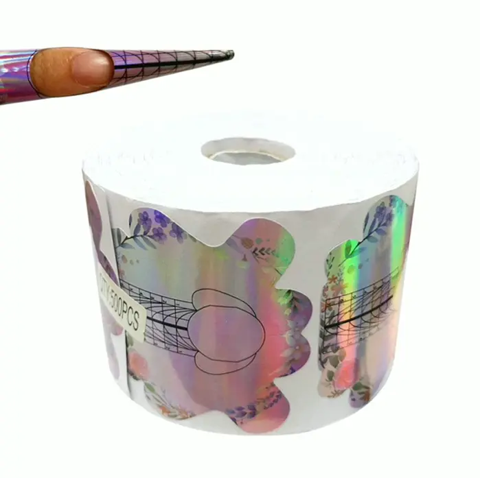 500PCS Stiletto Nail Tips Laser Shapes