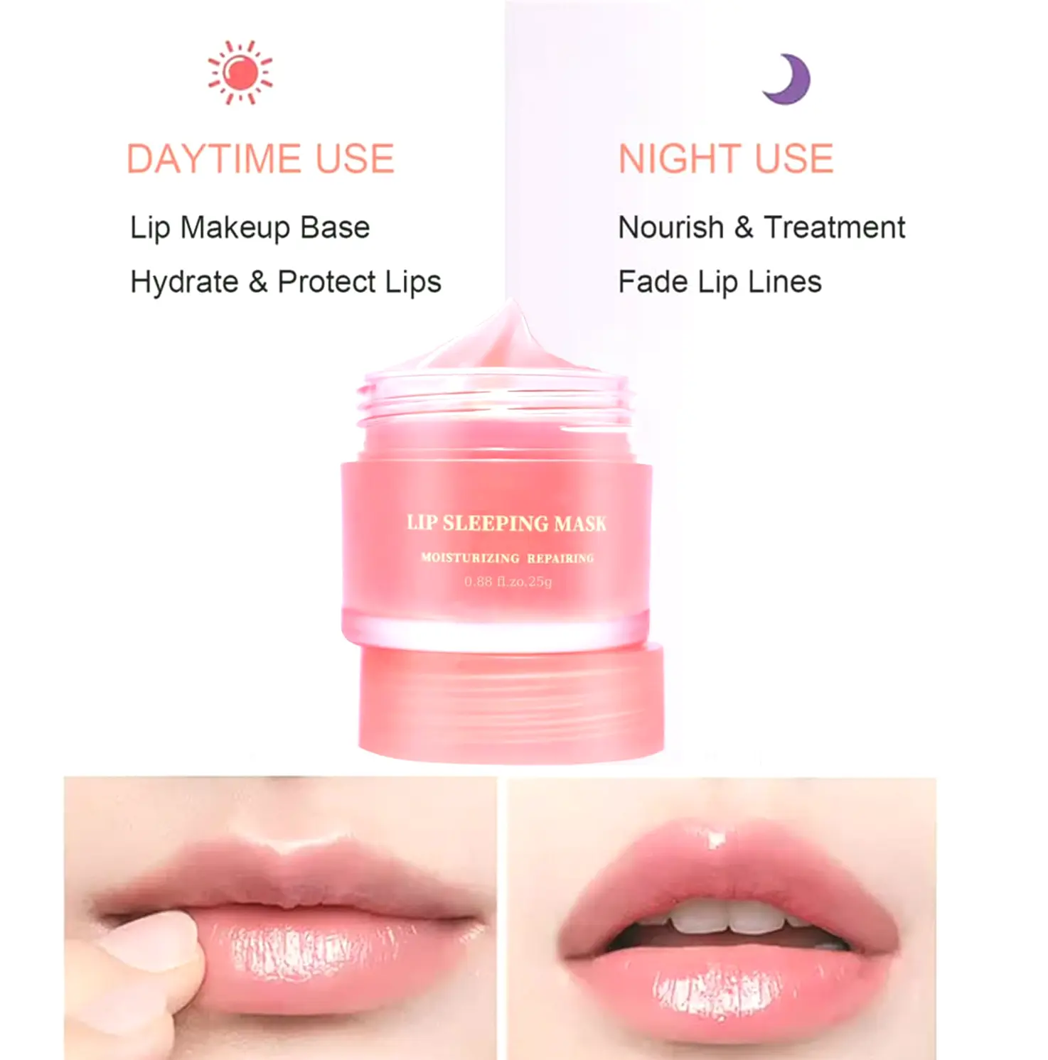 Moisturizing Lip Mask, Prevents Dry & Chapped Lips