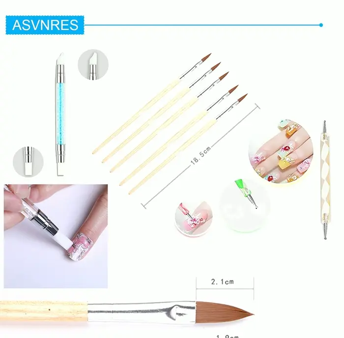 Epoxy Nail Art Palette with Tools