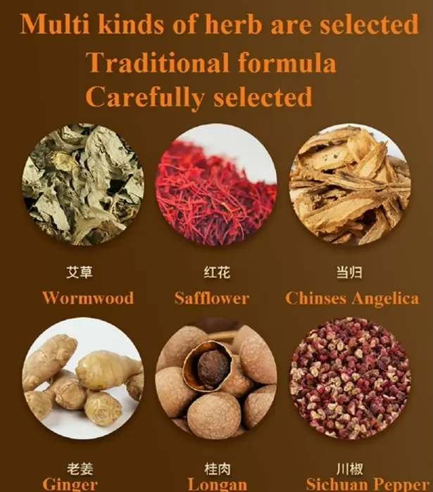 Mugwort Zingiber, Rose & Safflower Foot Soak Set 15g x 10pc