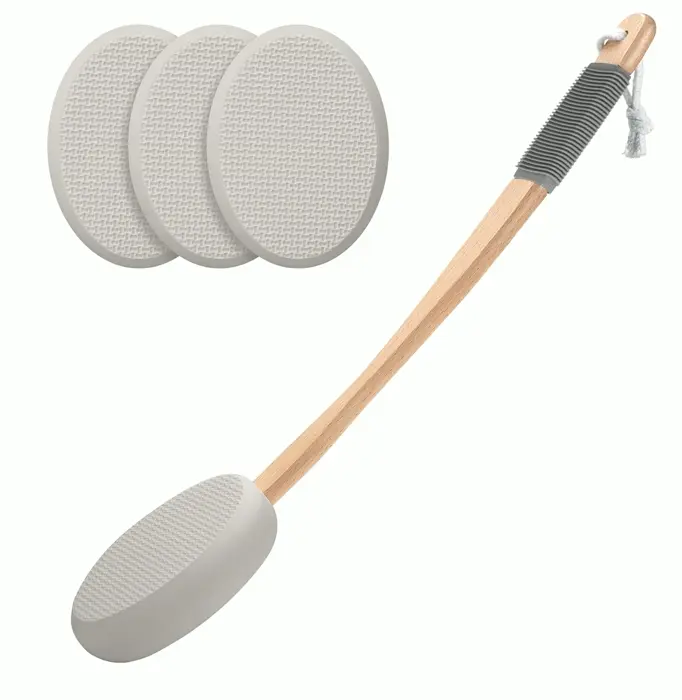 Back Lotion Applier with 4 Pads