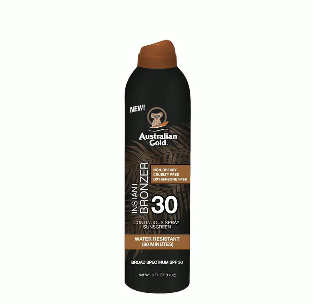 Aussie Gold Misty Sunscreen SPF 30, Bronzer, 6 Oz