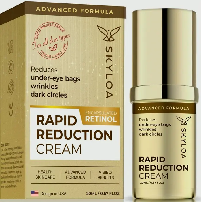 Retinol Eye Cream for Dark Circles and Wrinkles