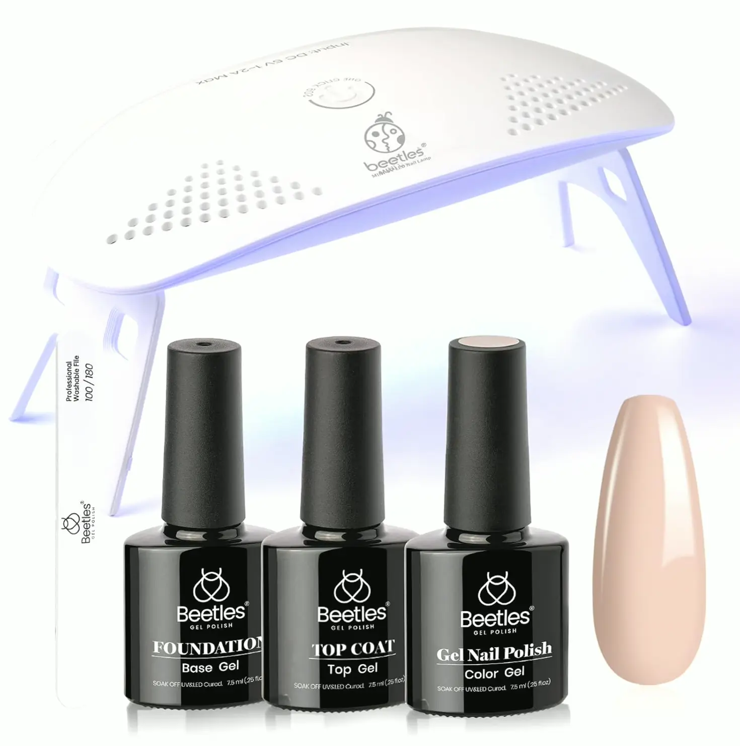 Nude Gel Polish Kit Including File