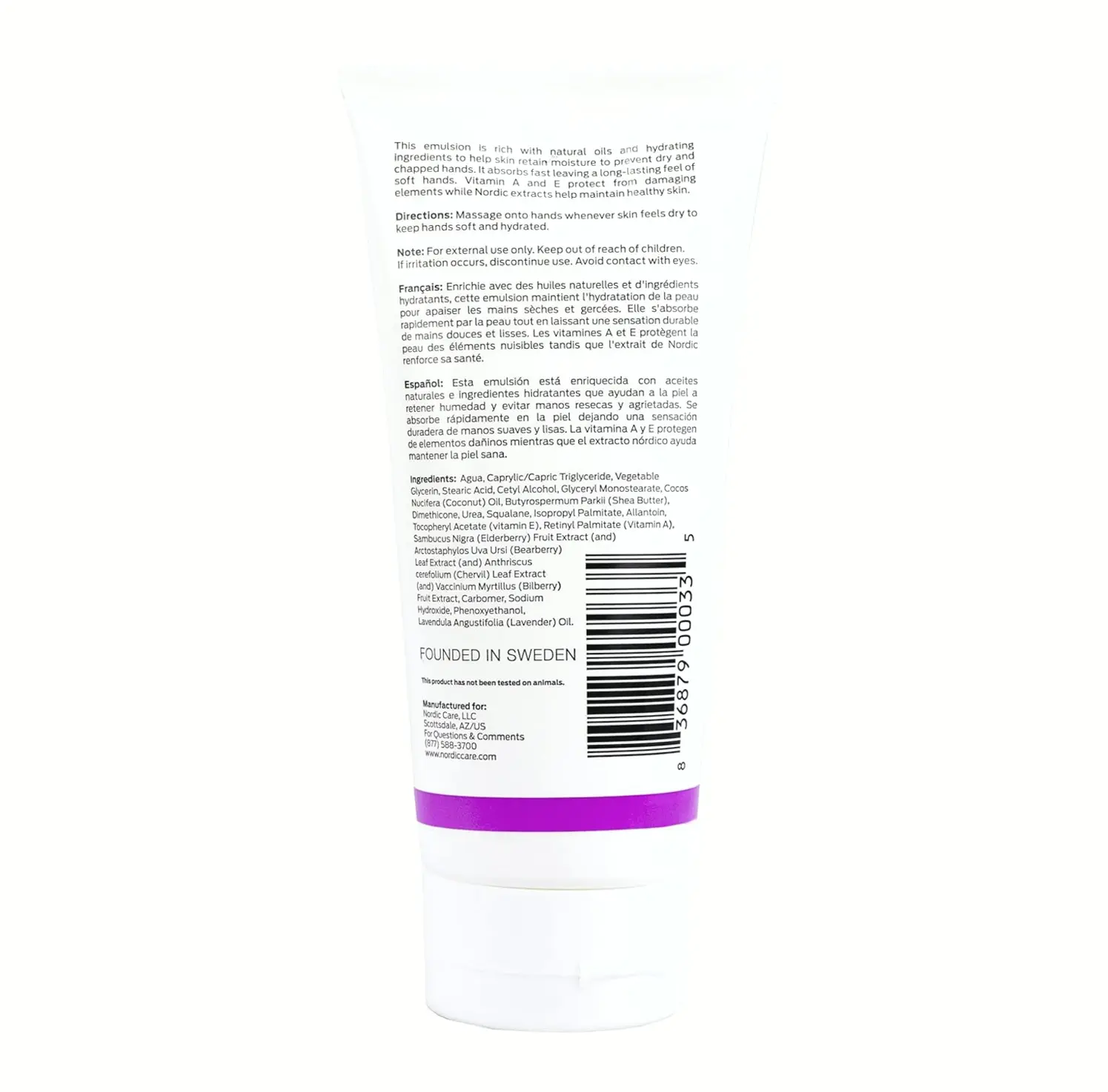 Nordic Care Skin Lotion, 6 oz. | Shea Butter Skin Cream for Dry Hands