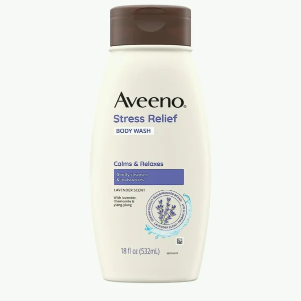 Aveeno Stress Relief Body Cleanser, 18 fl. oz