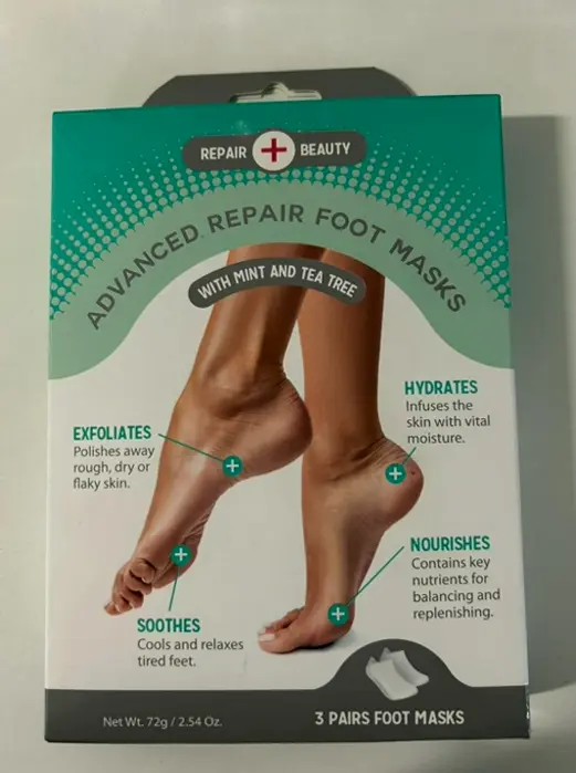 Mint and Tea Tree Feet Packs Hydrating Booties