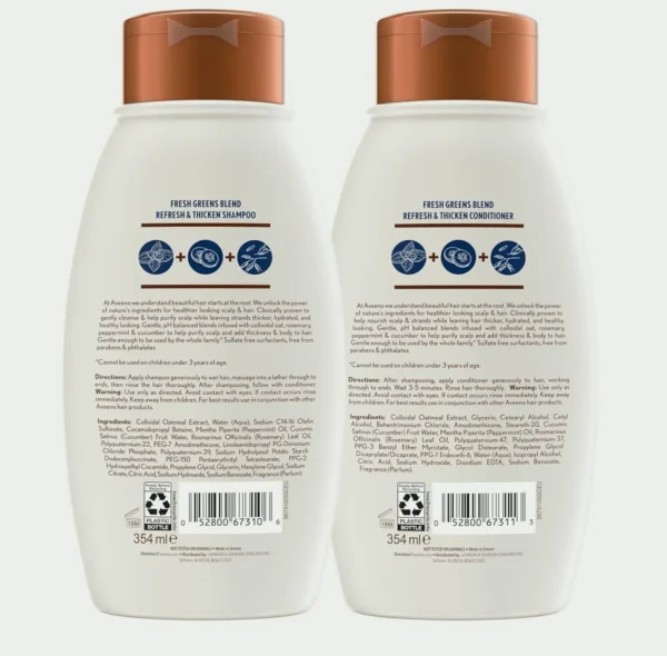 Aveeno Thickening Shampoo & Conditioner with Rosemary