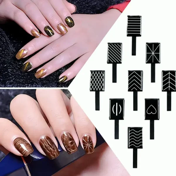 11-Pc Magnetic Nail-Art Tool Set