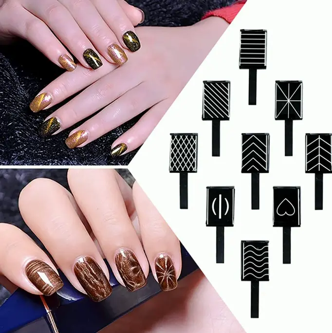 11-Pc Magnetic Nail-Art Tool Set