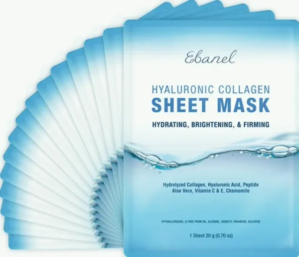 Ebanél 15 Pack Face Masks with Peptides