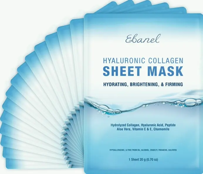 Ebanél 15 Pack Face Masks with Peptides